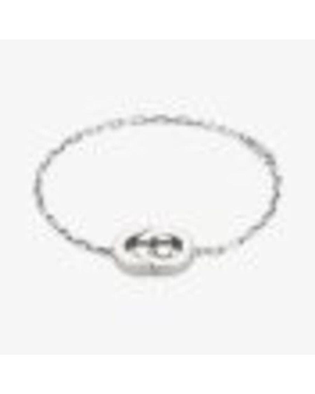 Gucci Metallic Interlocking G Charm Bracelet for men