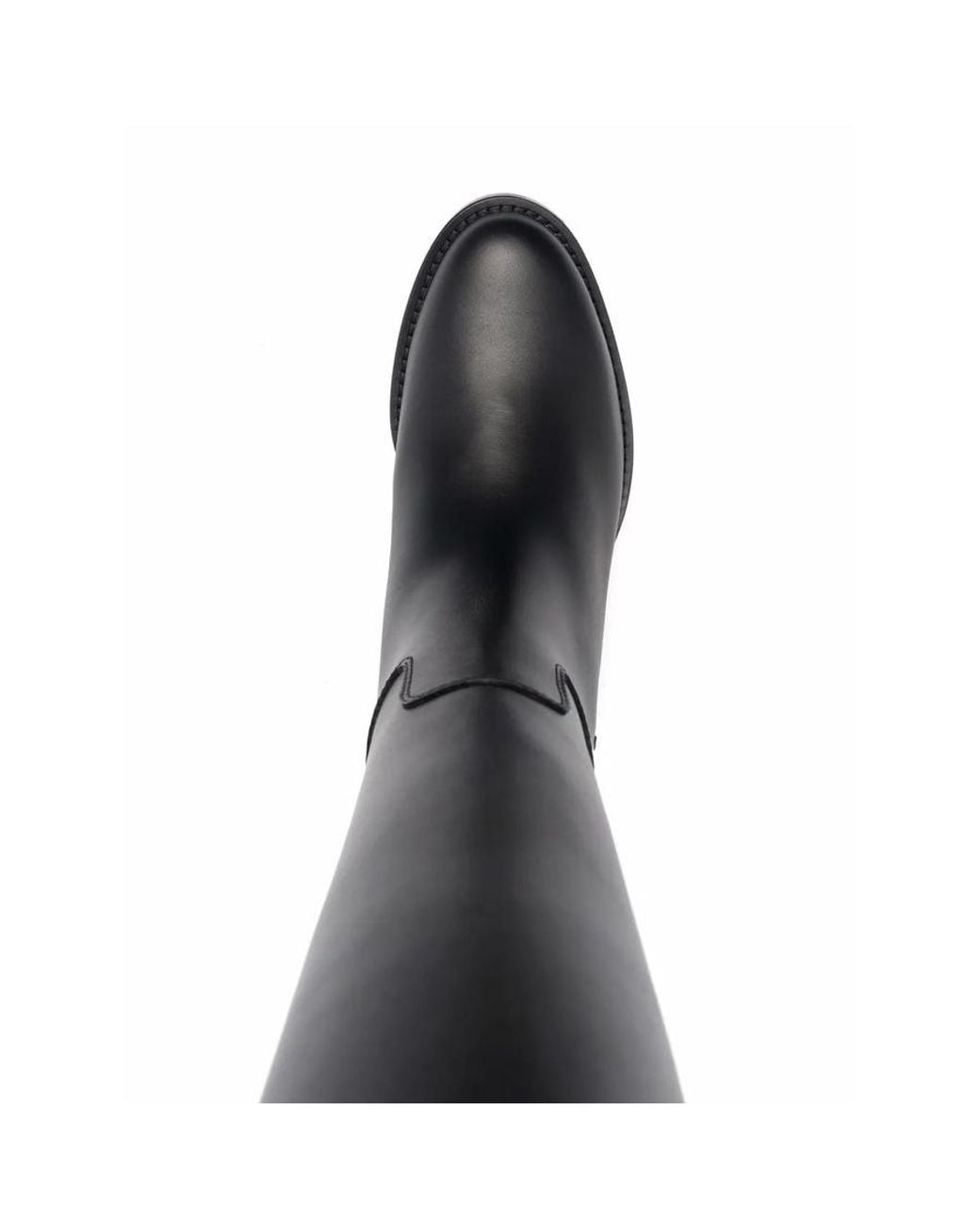 Ferragamo Black Ferragamo Vara Chain Knee-High Boots
