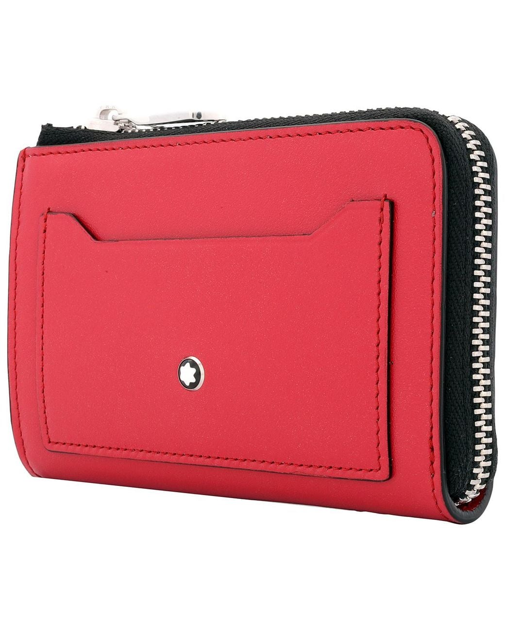 Montblanc Red Meisterstuck Key Pouch With 4Cc