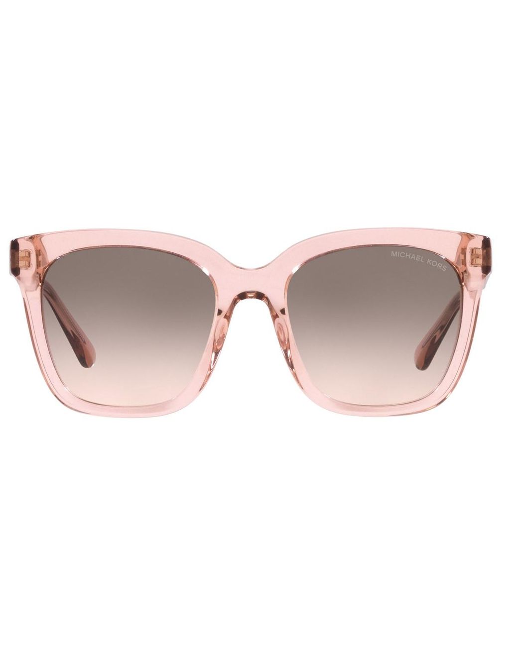 Michael Kors Pink Gray Gradient Square Sunglasses in Black | Lyst