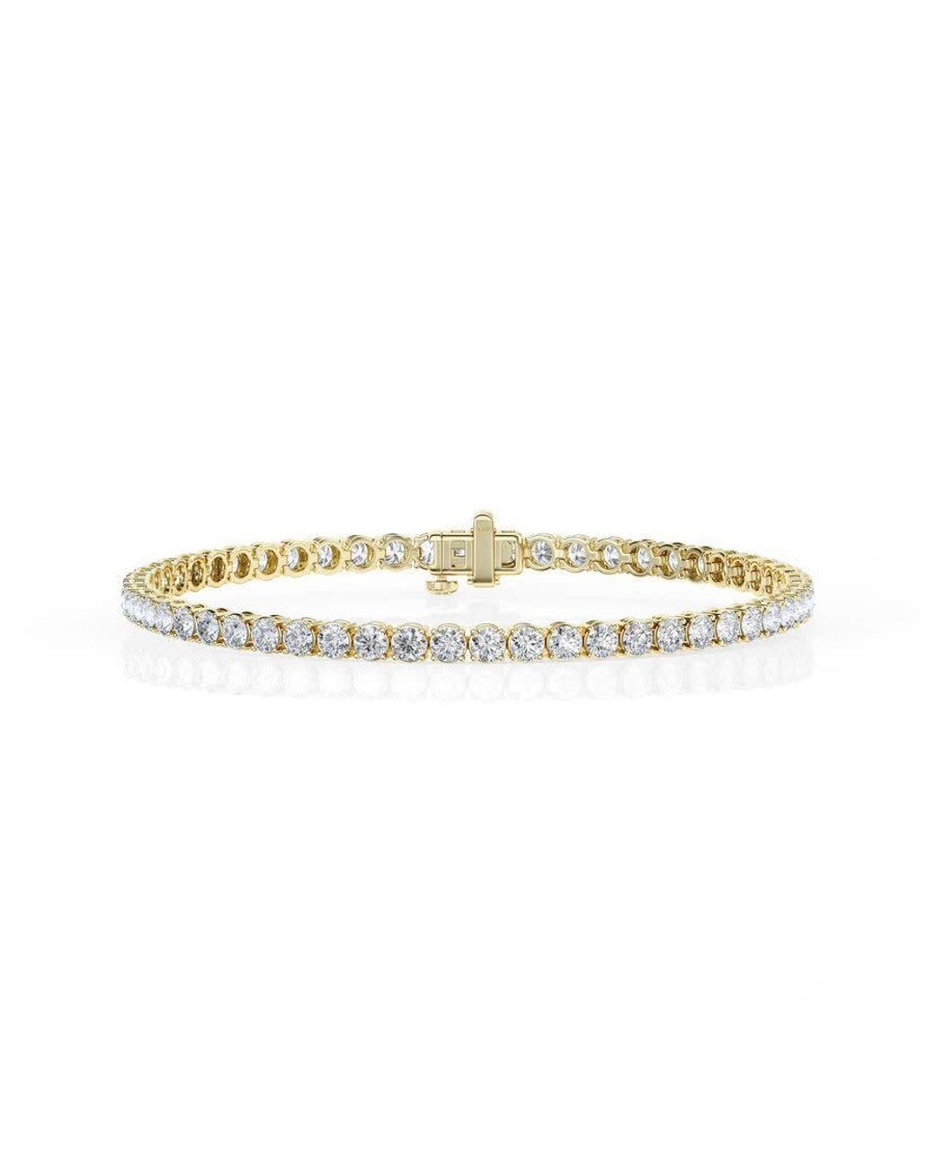 Brilliant Diamond Metallic 8 Ctw Lab Grown Diamond Tennis Bracelet For for men