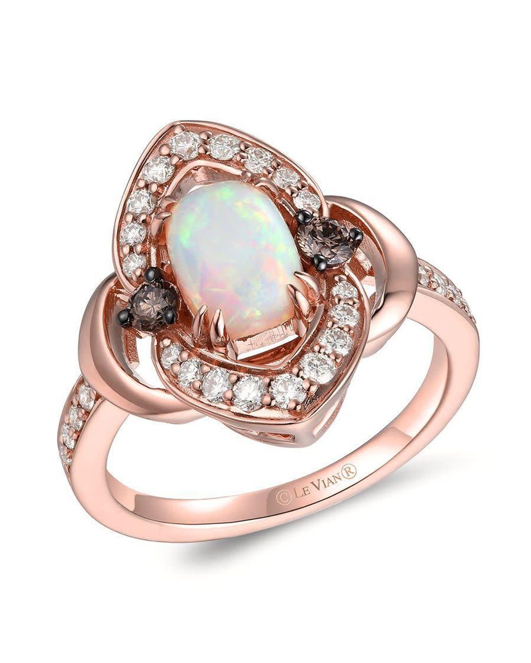 Le Vian Pink Ladies Neopolitan Opal Rings Set for men