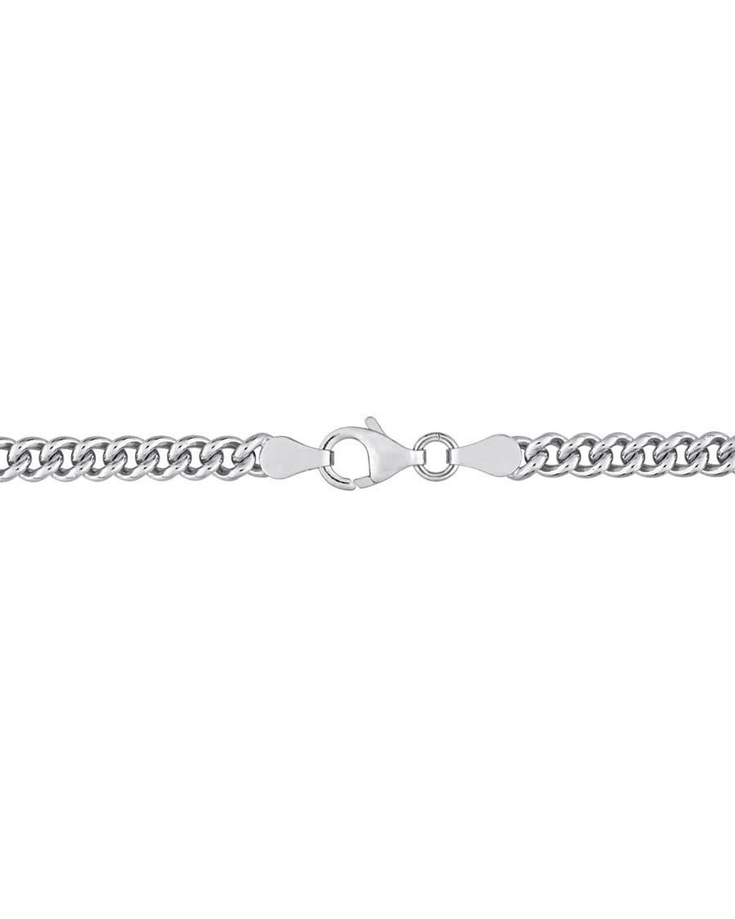 Amour Metallic 4.4Mm Curb Link Chain Bracelet for men