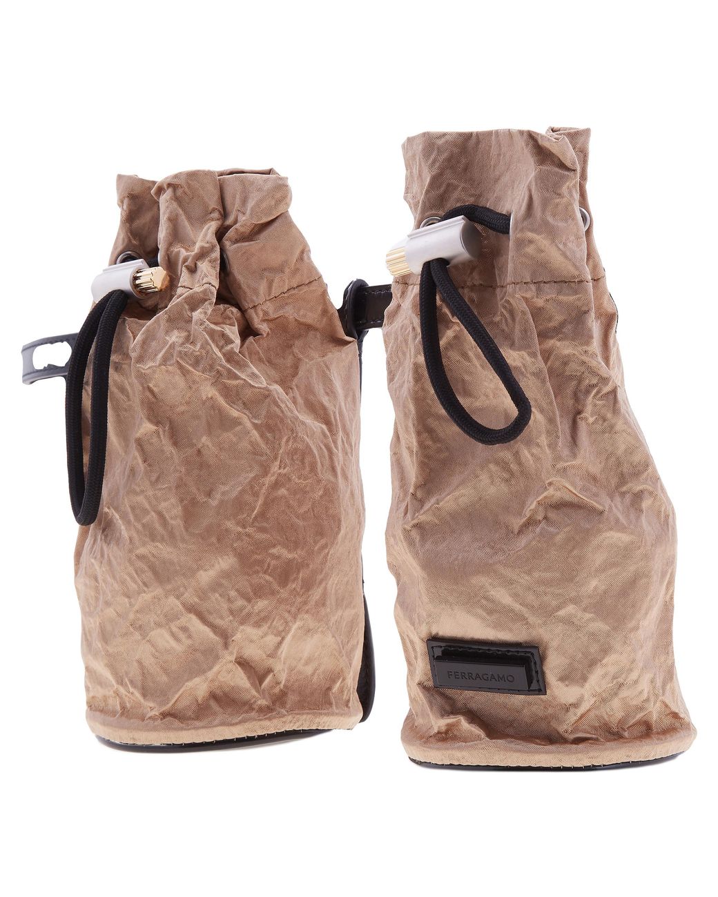 Ferragamo Natural Double-Bottle Belt Bag for men