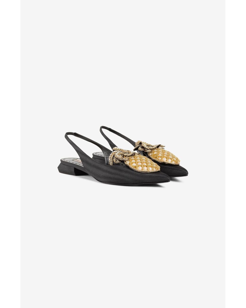 Roberto Cavalli Brown Le Pettegole Pineapple Embellished Slingback Pumps, Brand Size 38 Us for men