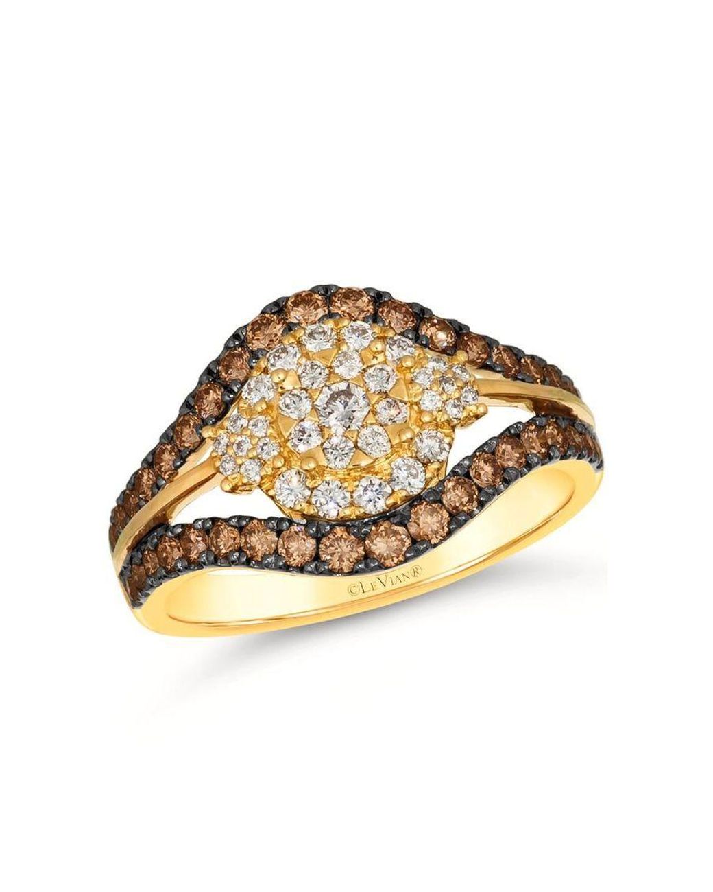Le Vian Metallic Ladies Chocolate Diamond Rings Set for men