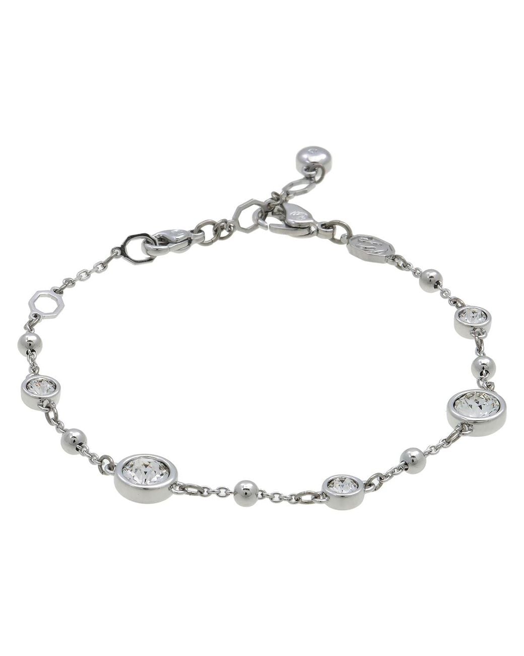 Swarovski Metallic Imber Soft Bracelet Rhodium Shiny for men