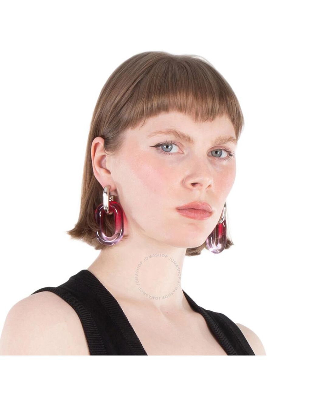 ピアス Rabanne \"XL LINK DOUBLE HOOP\" EARRING Gold double XL link earrings – Rabanne