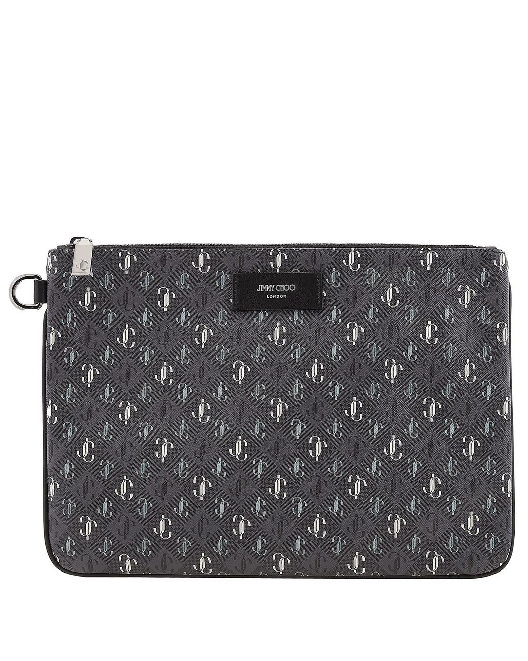 Jimmy Choo Gray Derek-N Pouch for men
