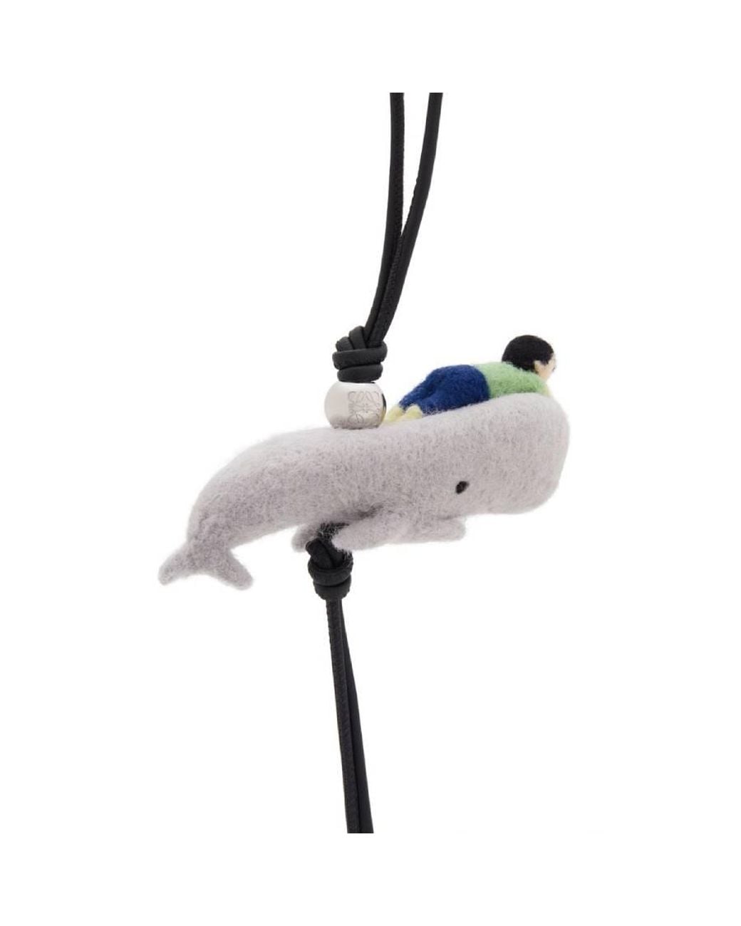 Loewe Metallic Whale Charm