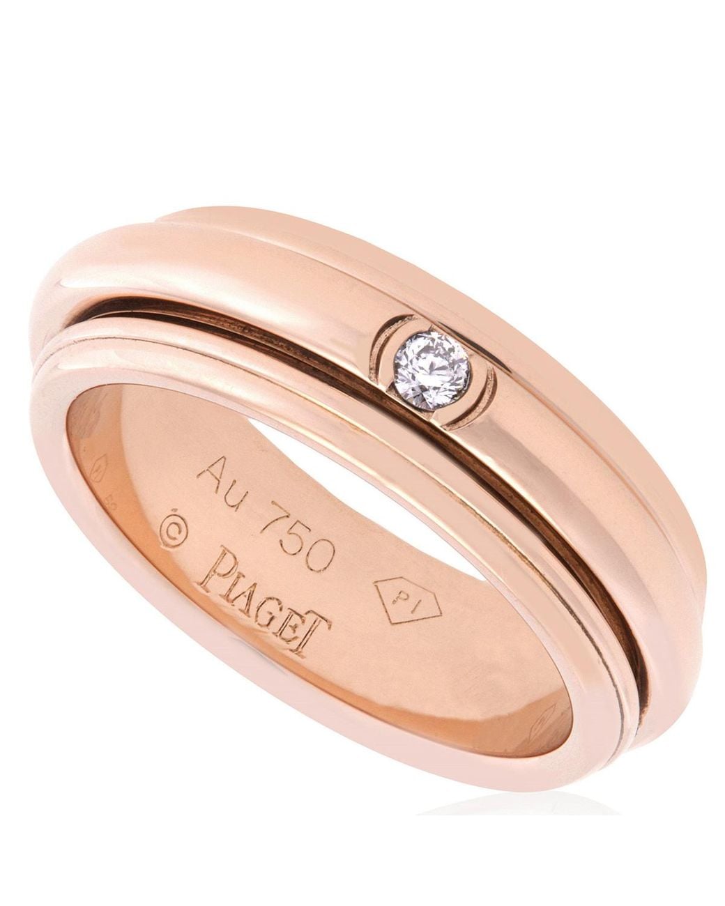 Piaget Natural Possession Rose .04 Ct Diamond Ring for men
