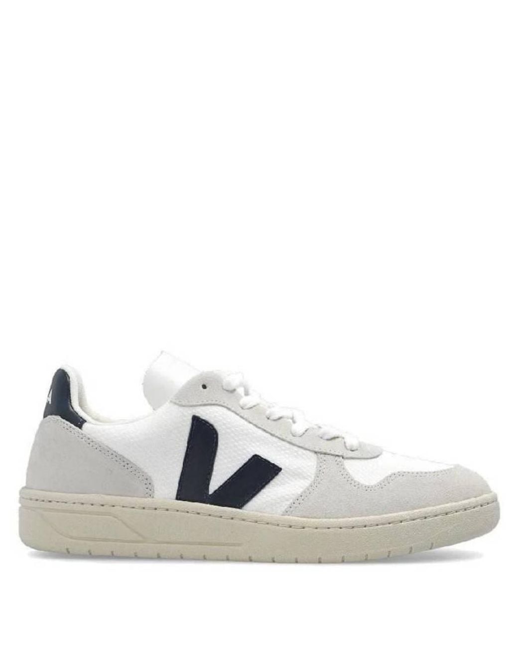 Veja White Nautico V-10 B-Mesh Sneakers for men