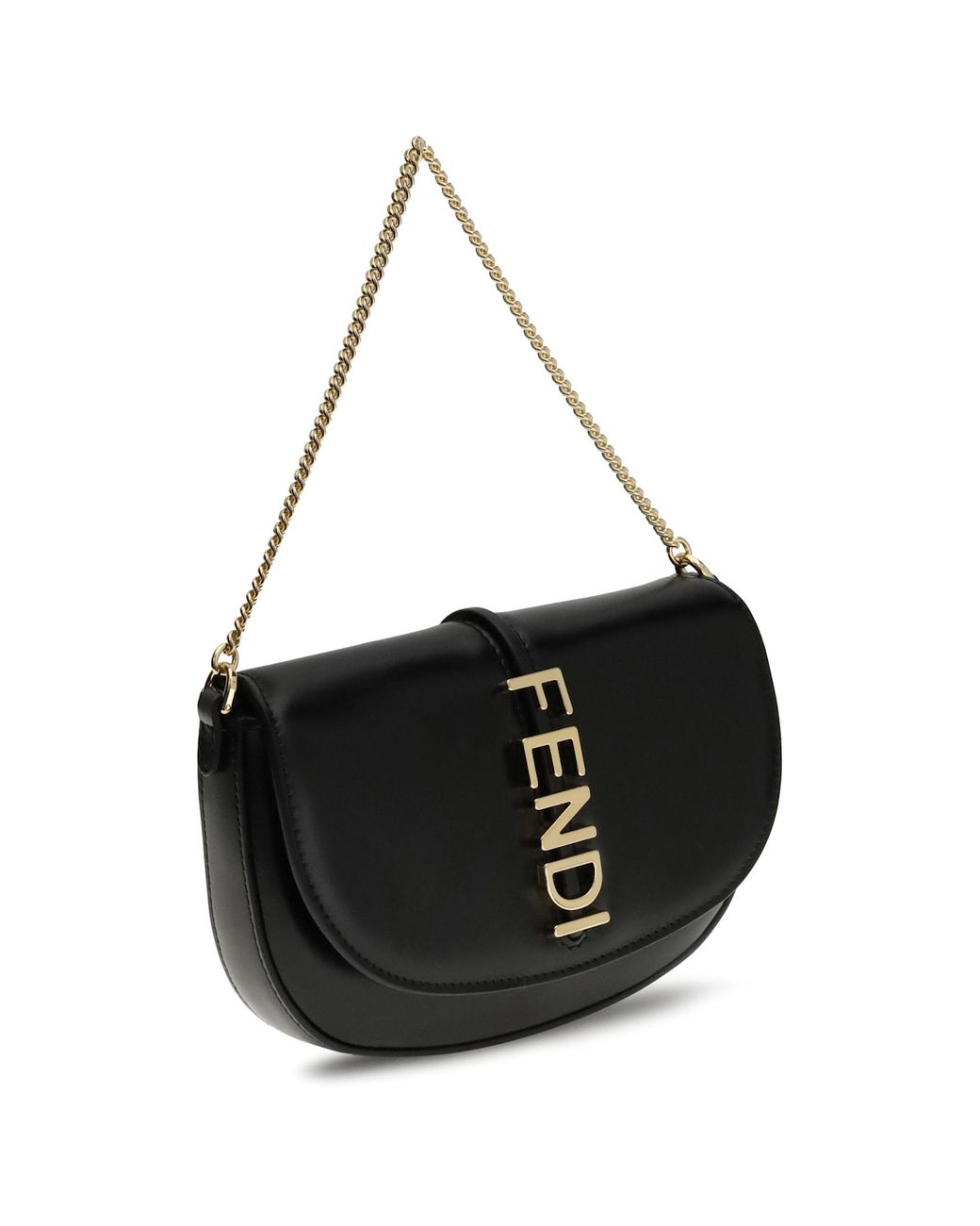 Fendi Black Chain Shoulder Bag