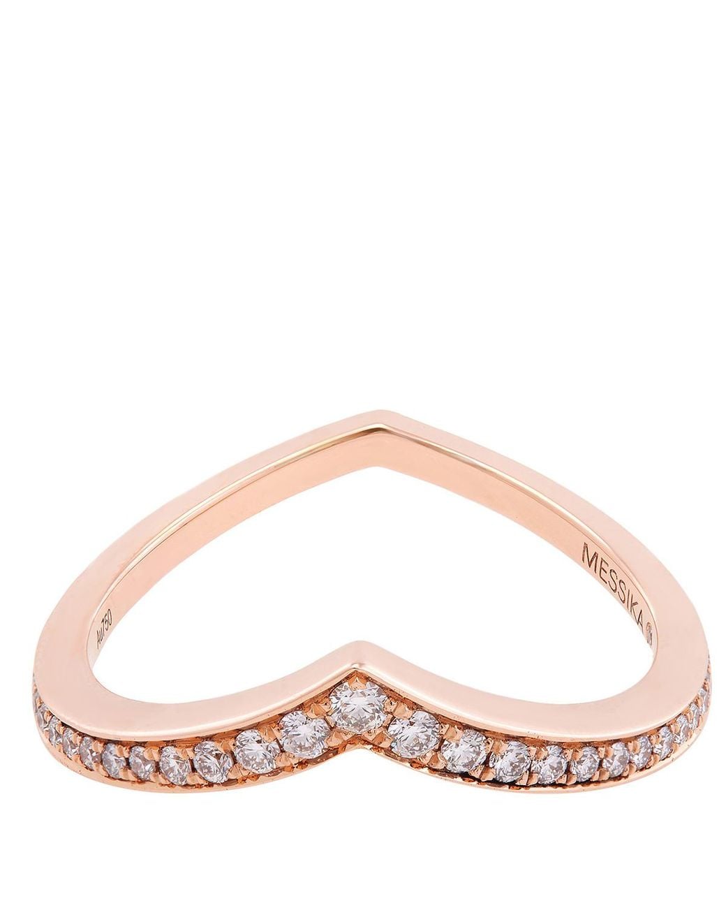 Messika White Fiery Diamond Pave Diamond Wedding Ring for men