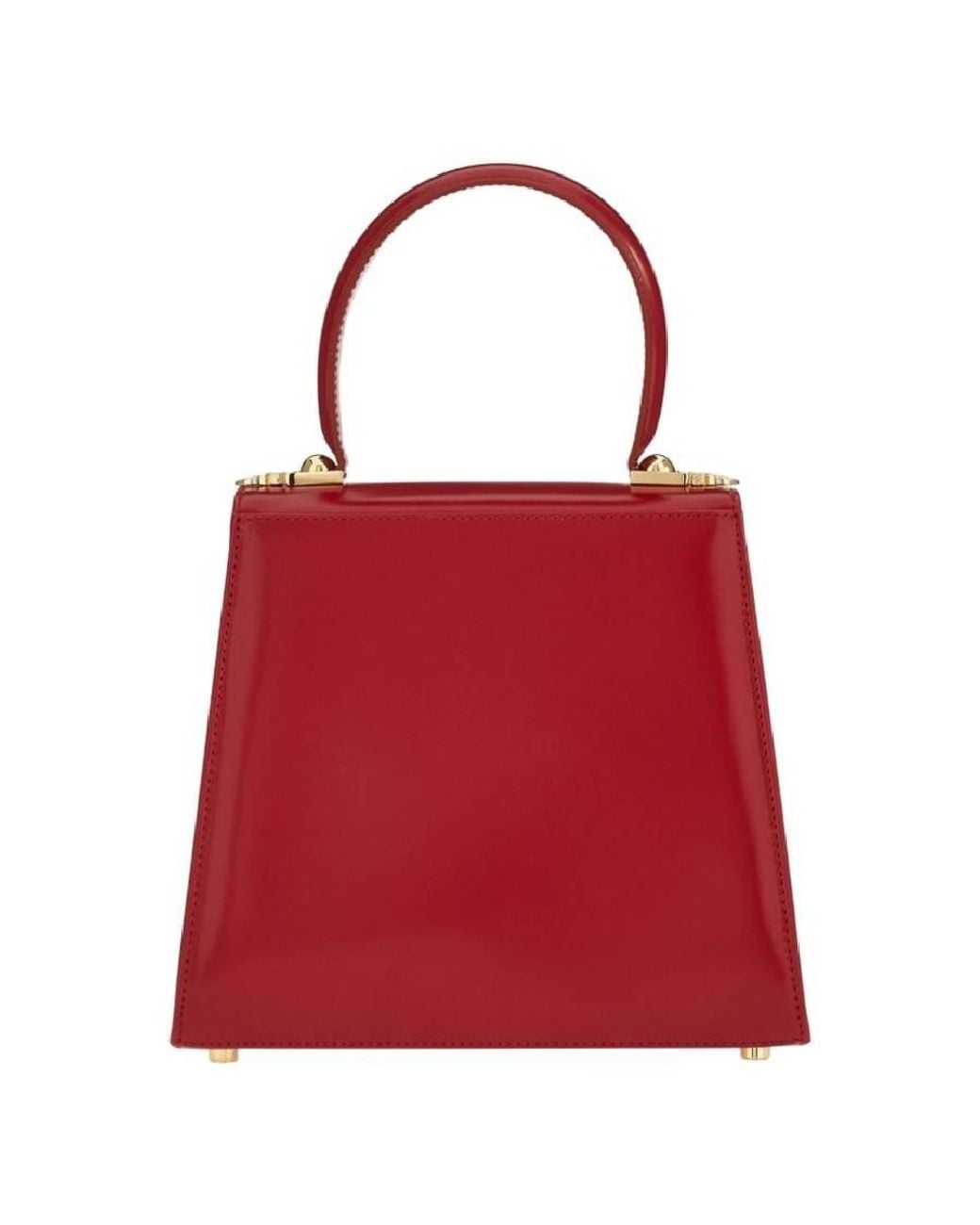 Ferragamo Red Small Iconic Top Handle Bag