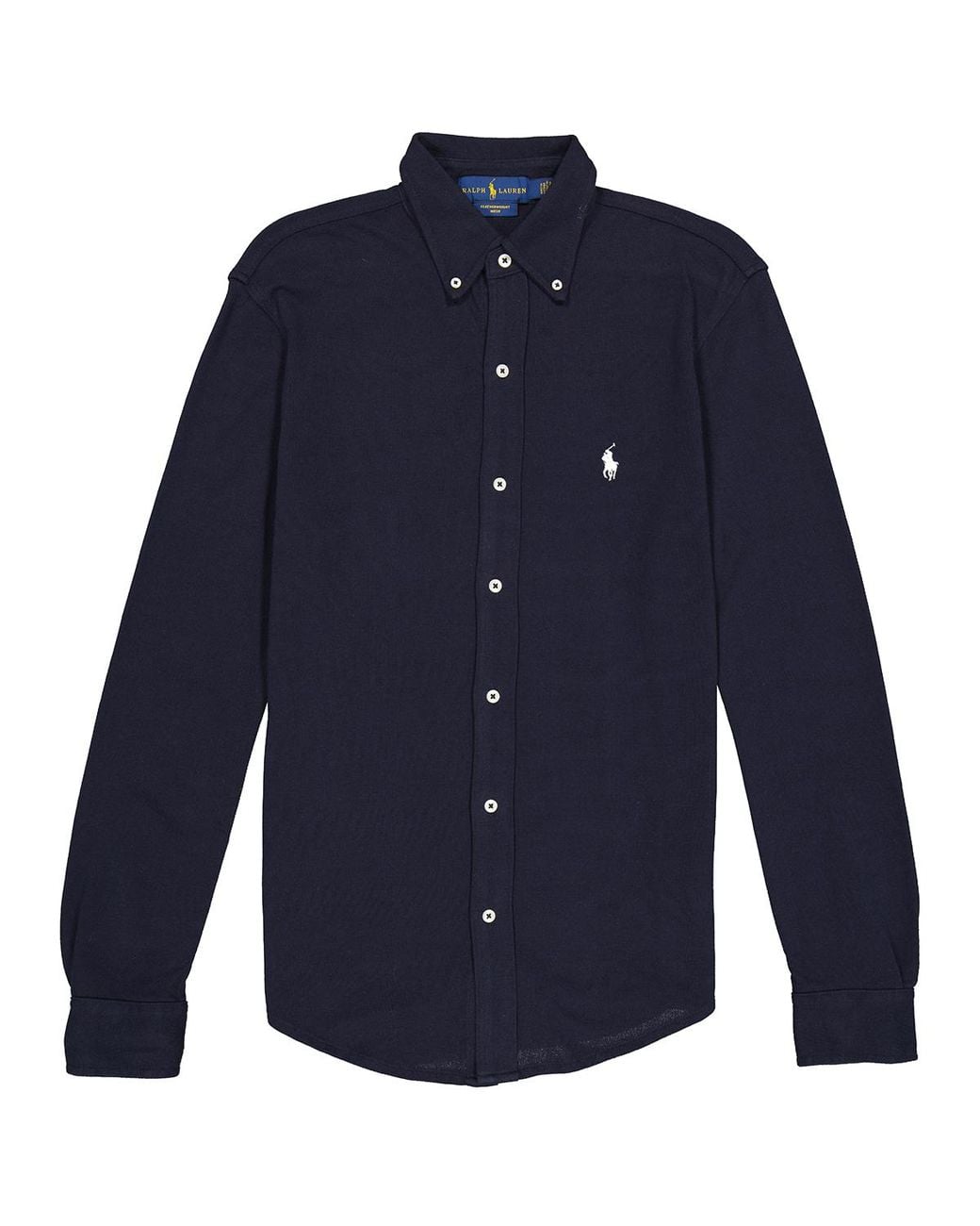 Ralph Lauren Blue Logo Embroidered Shirt, Brand for men