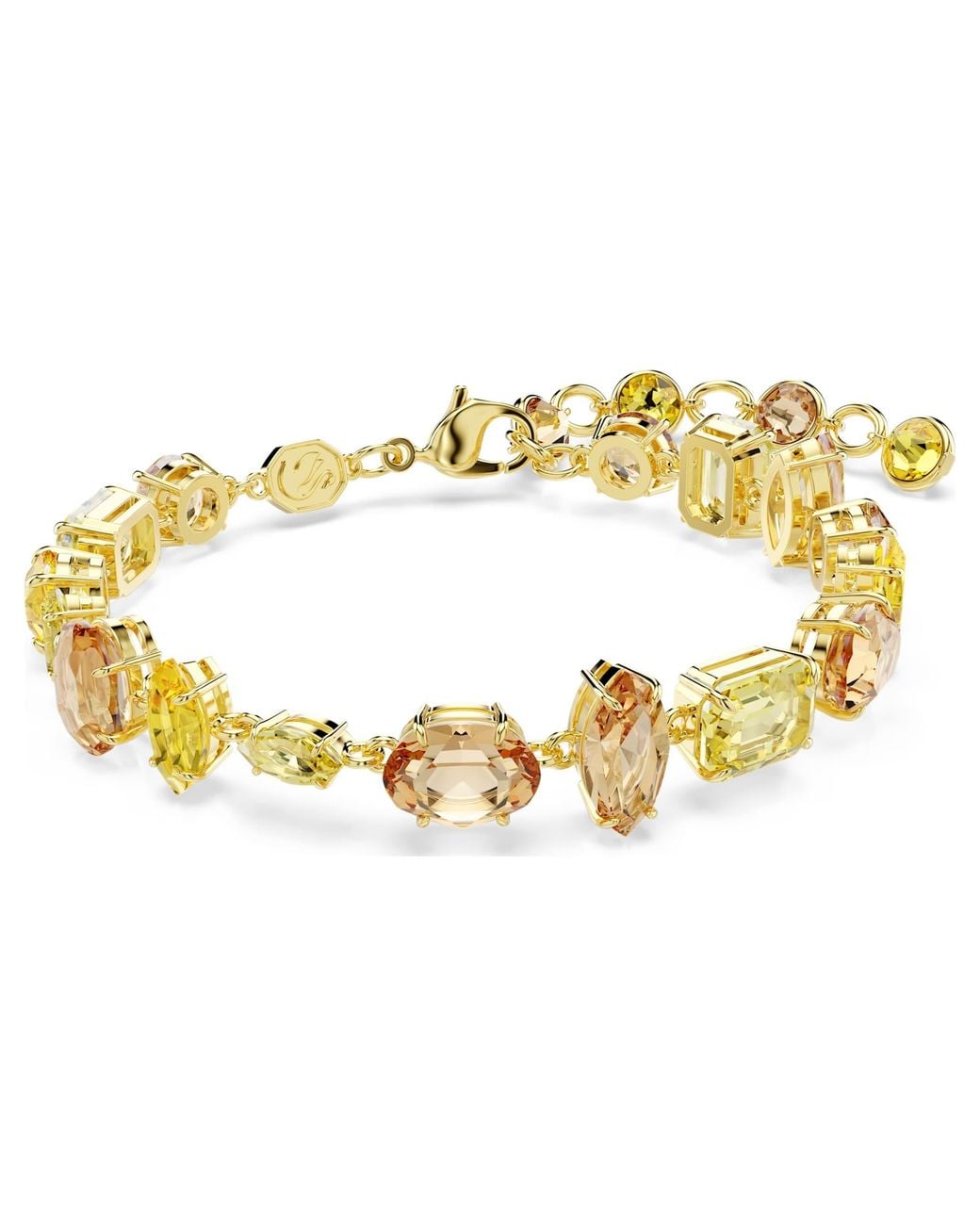Swarovski Metallic Gema Bracelet Mixed Cut, 18K Finish for men