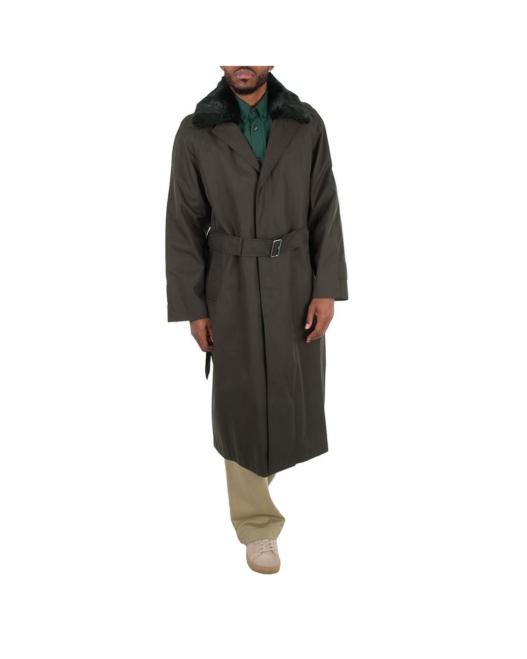Burberry Brown Lambeth Long Overcoat, Brand Size 44 (Us for men