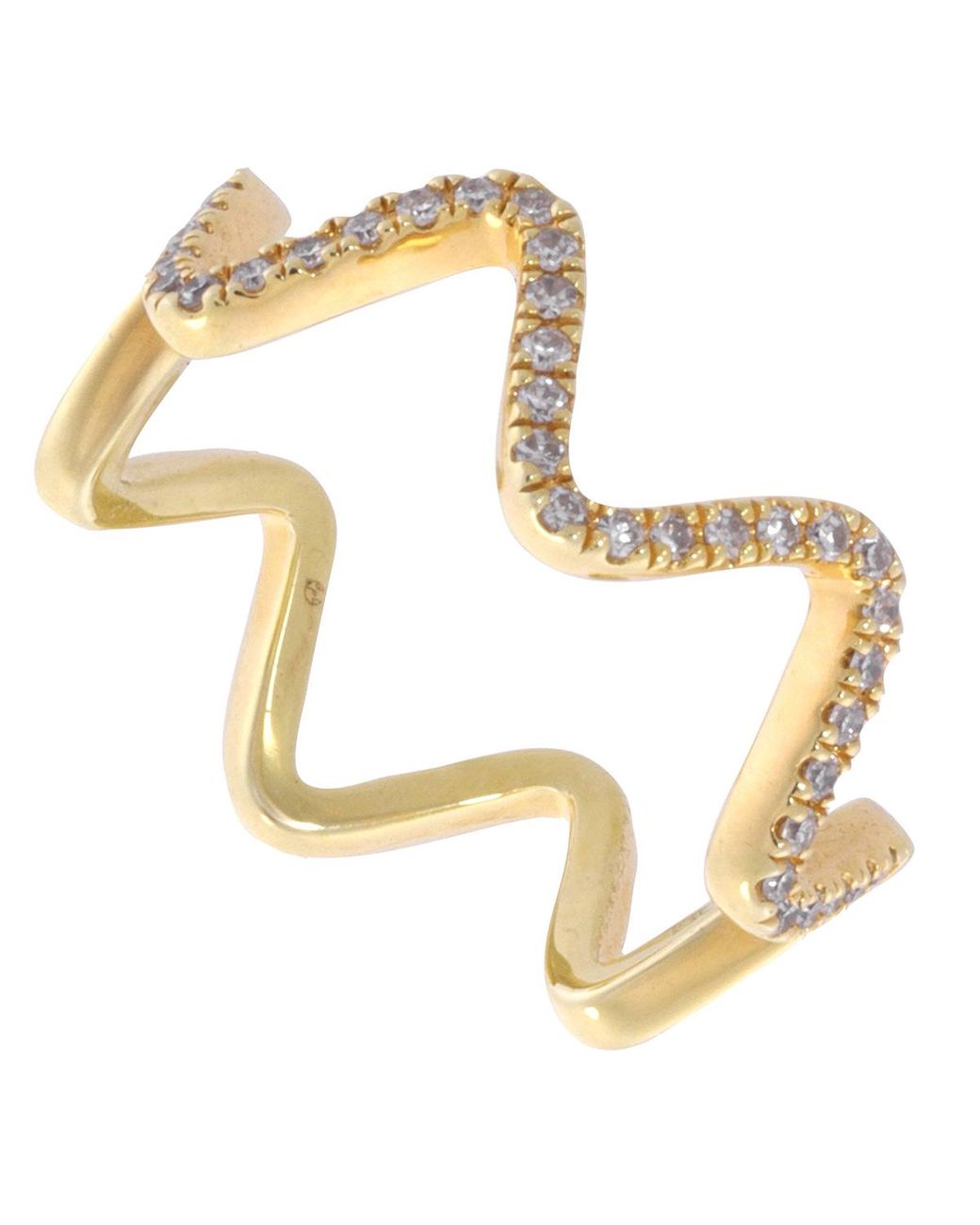 Diamanti Per Tutti Metallic Stardust Diamond Embellished Ring for men