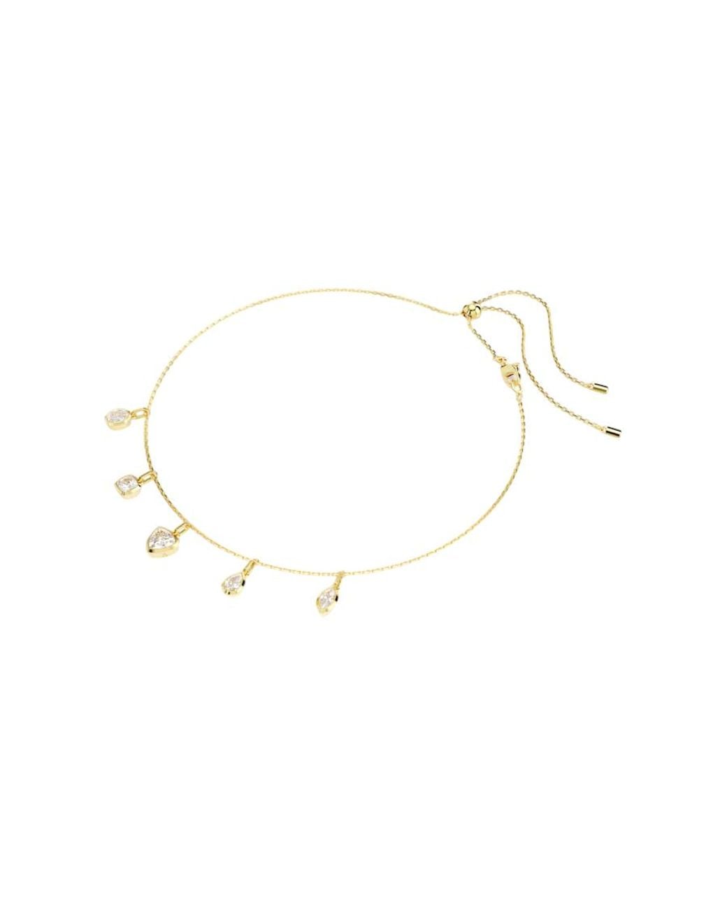 Swarovski Metallic Tone Plated Imber Necklace