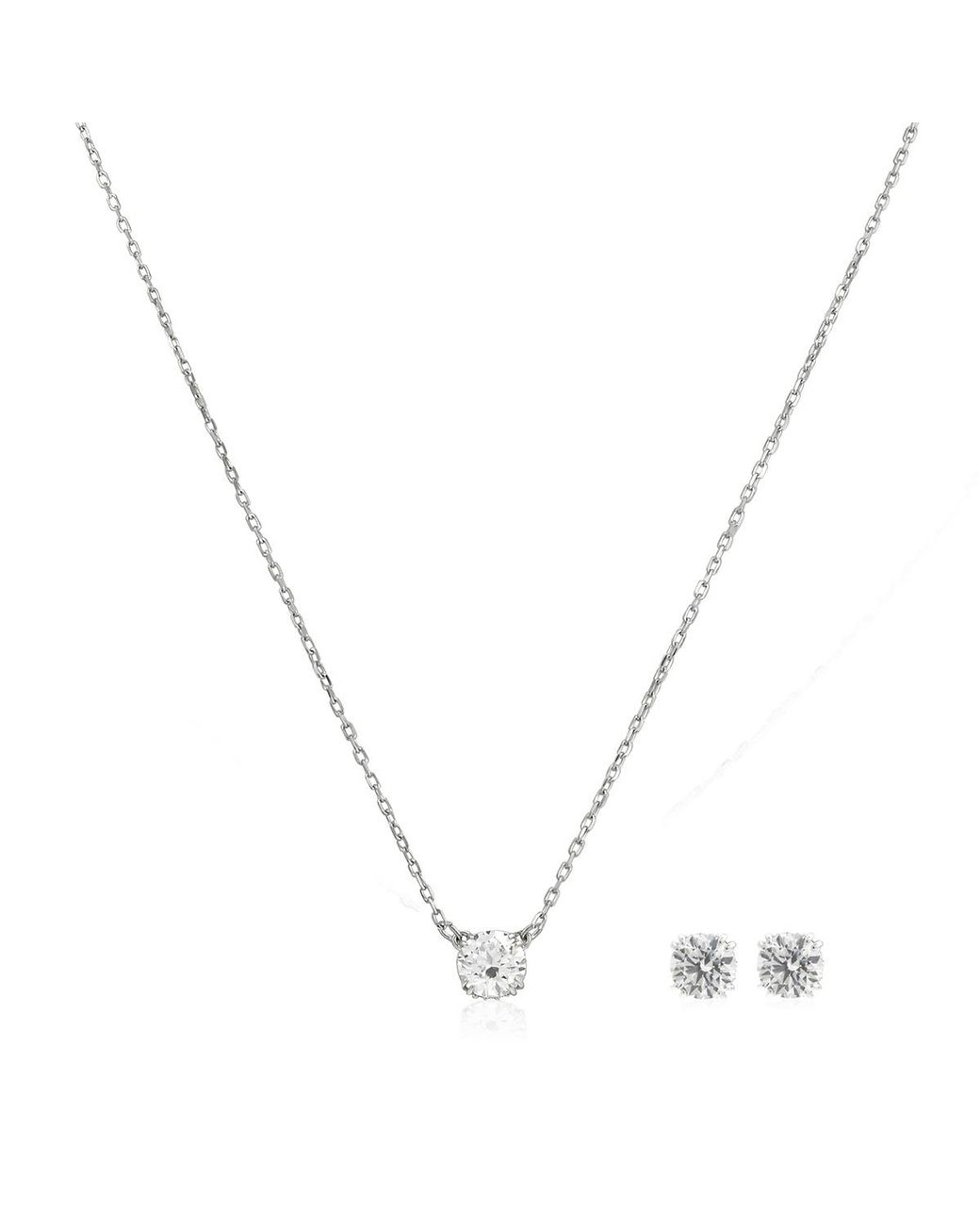 Swarovski Metallic Stilla Round Cut Crystal Set for men