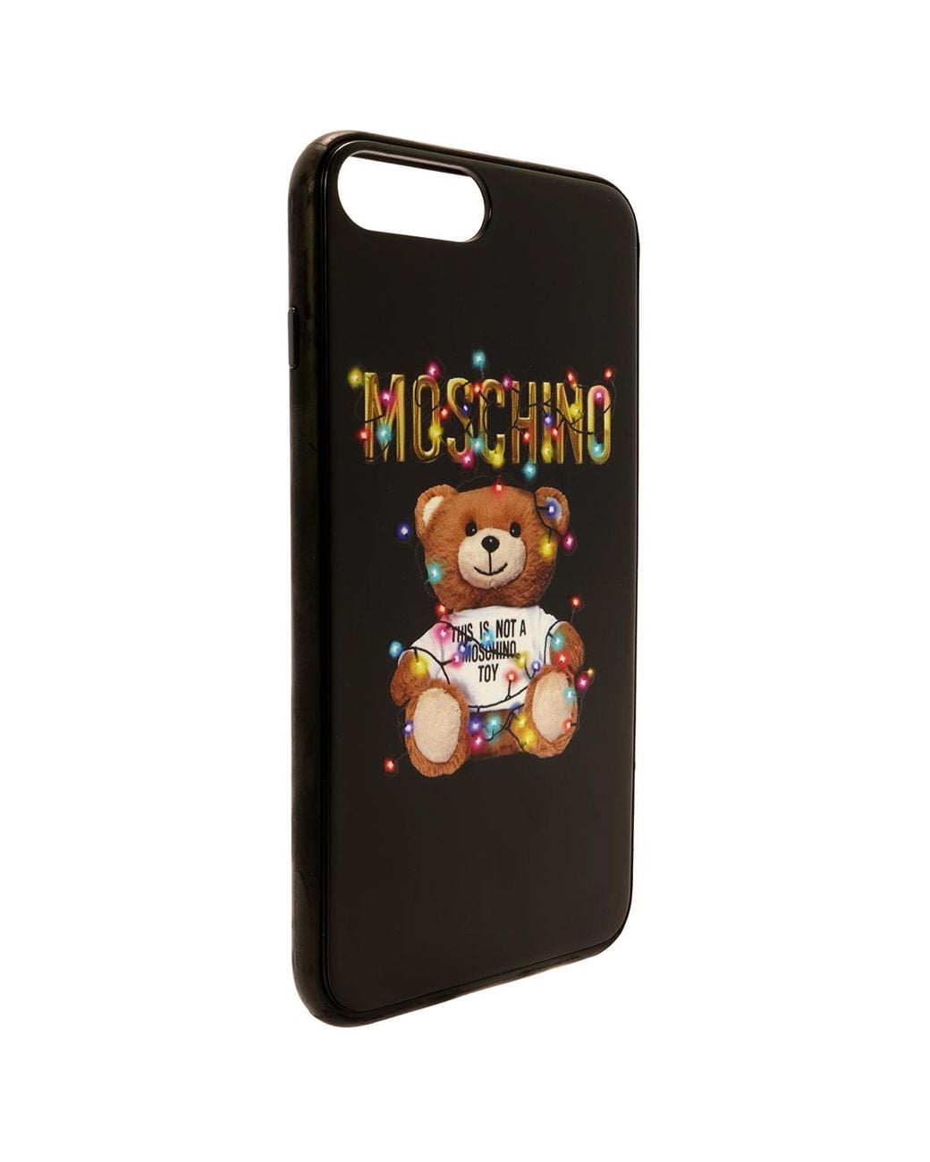 Moschino Black Christmas Teddy Iphone Case