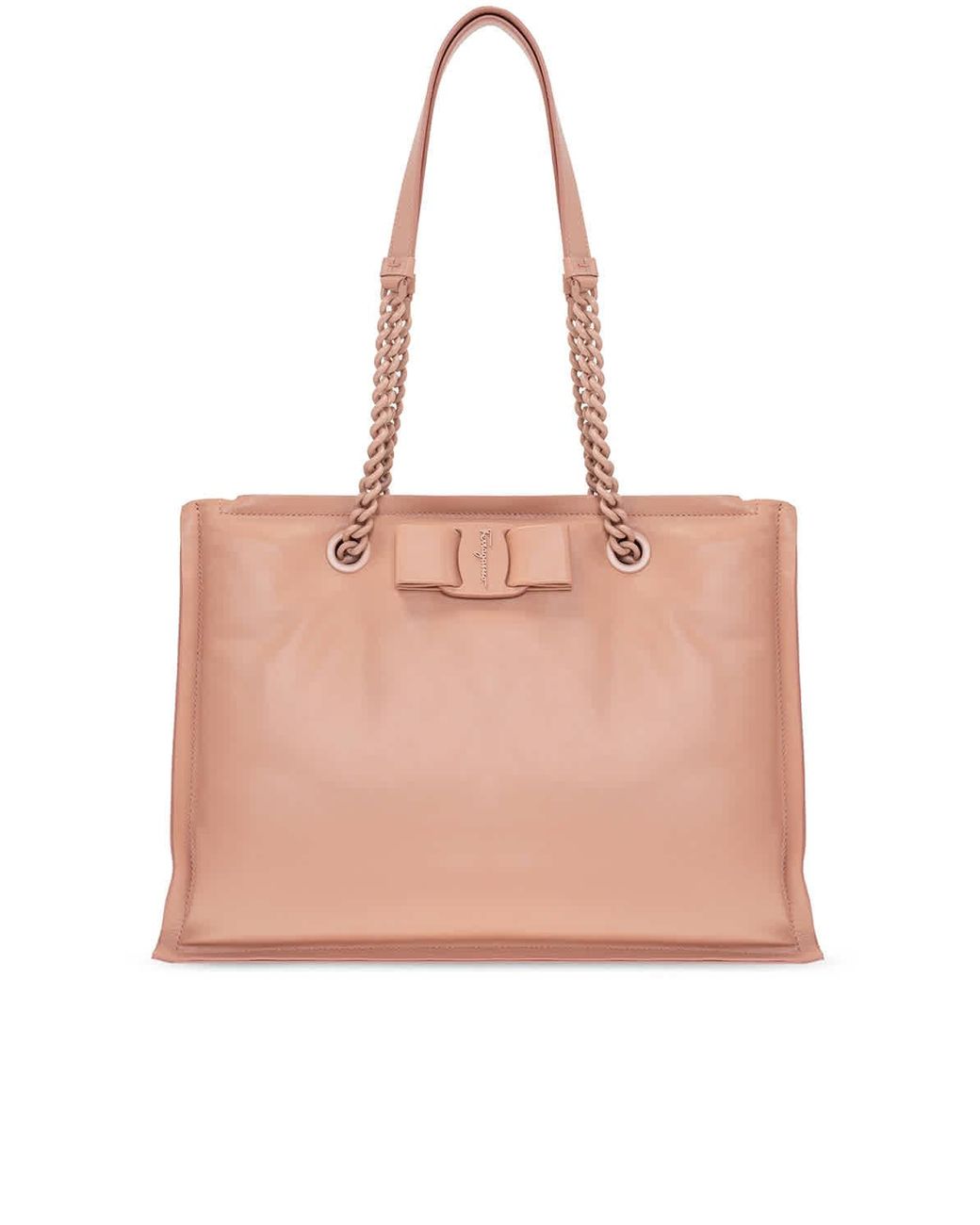 SALE♪関税込【 FERRAGAMO】VIVA BOWトートバッグ Ferragamo Viva Bow Tote Bag | Brown | FARFETCH