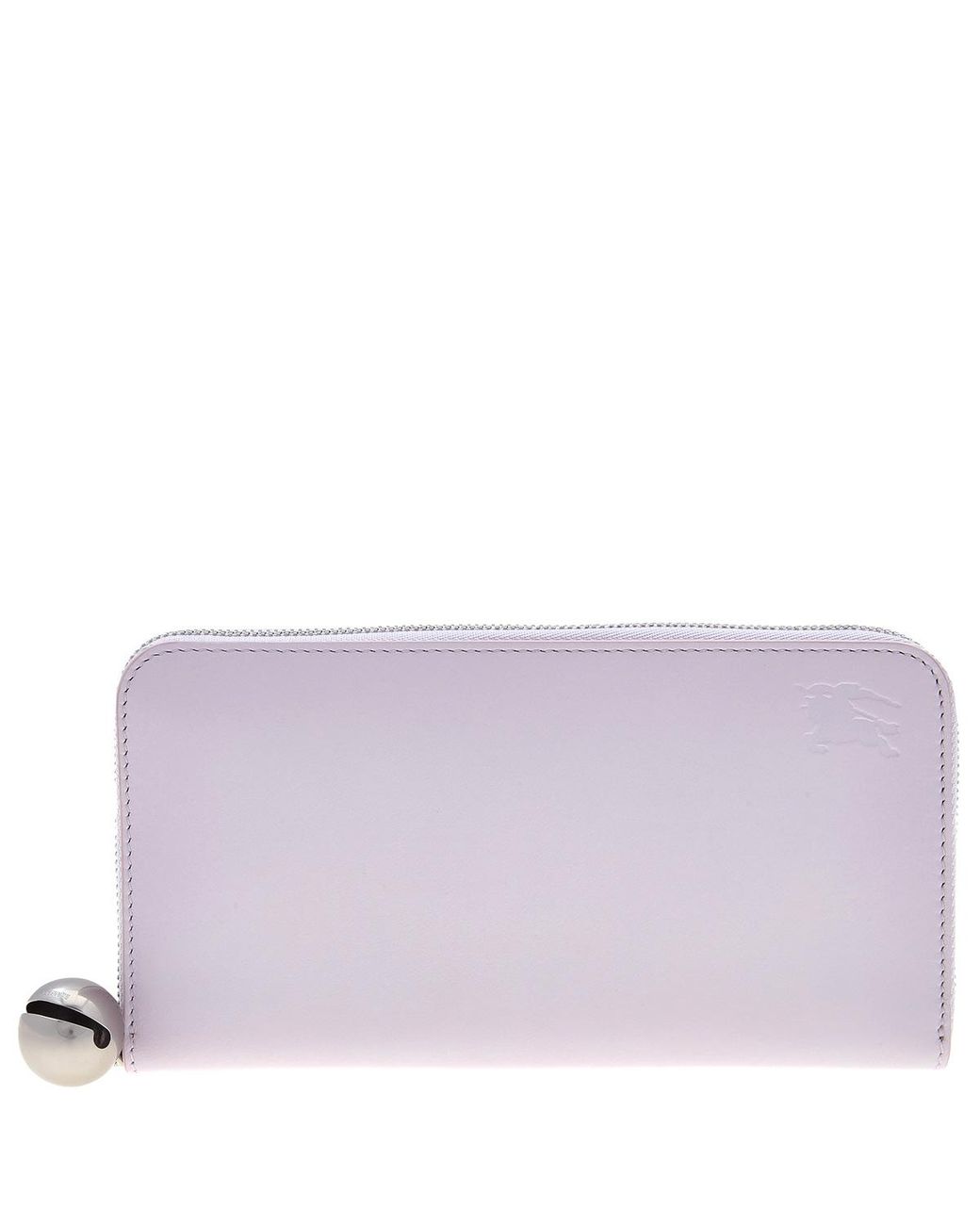 Burberry Purple Ekd Zip-Around Leather Wallet for men