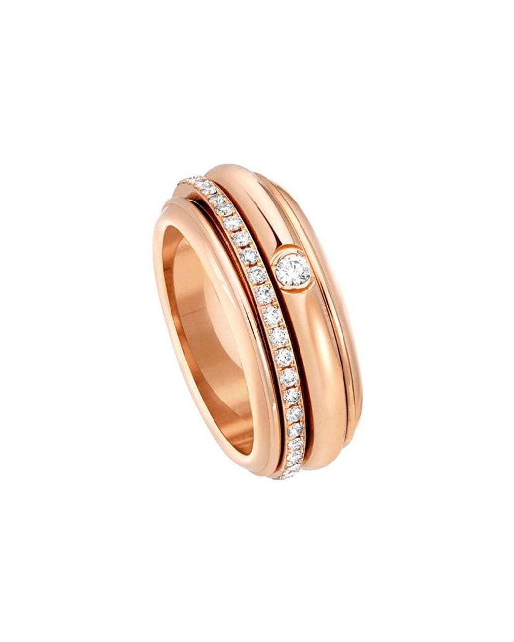 Piaget Metallic Possession Ladies Rose Rose Diamond Ring