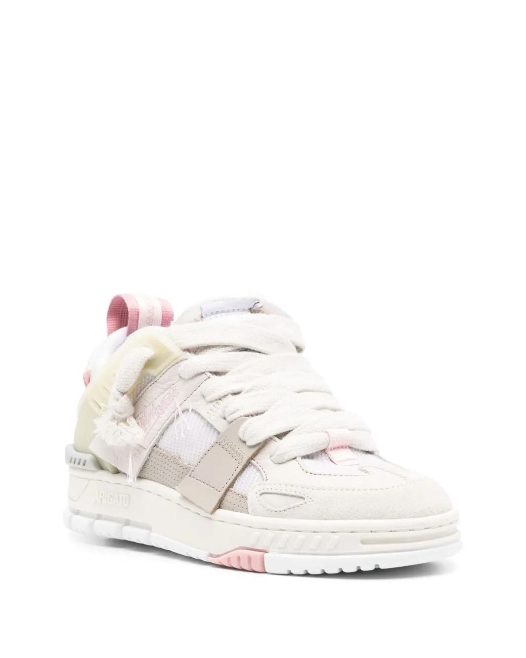 Axel Arigato White Area Patchwork Paneled Sneakers, Brand Size 36 Us