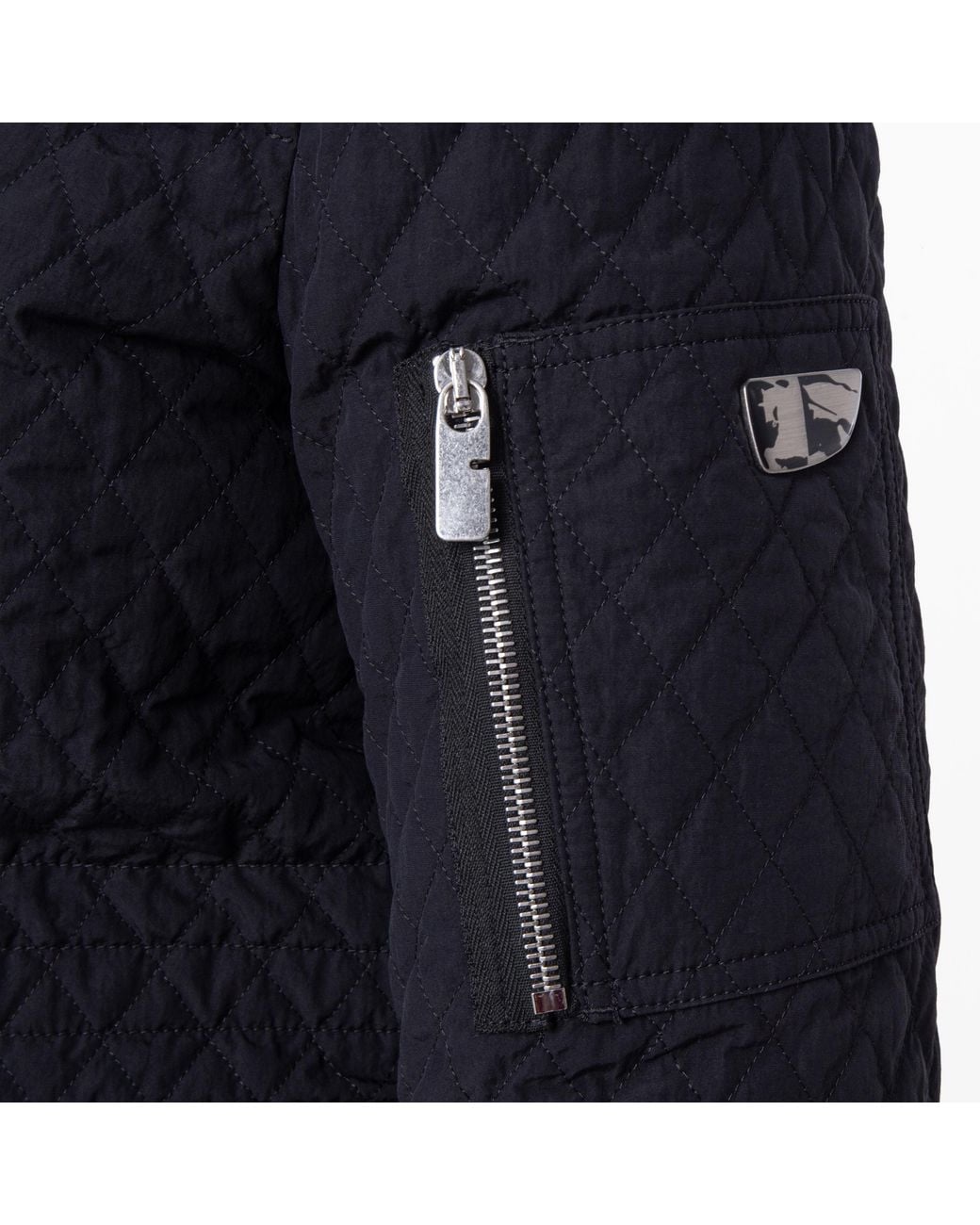 Burberry Blue Quilted Insulated Jacket for men
