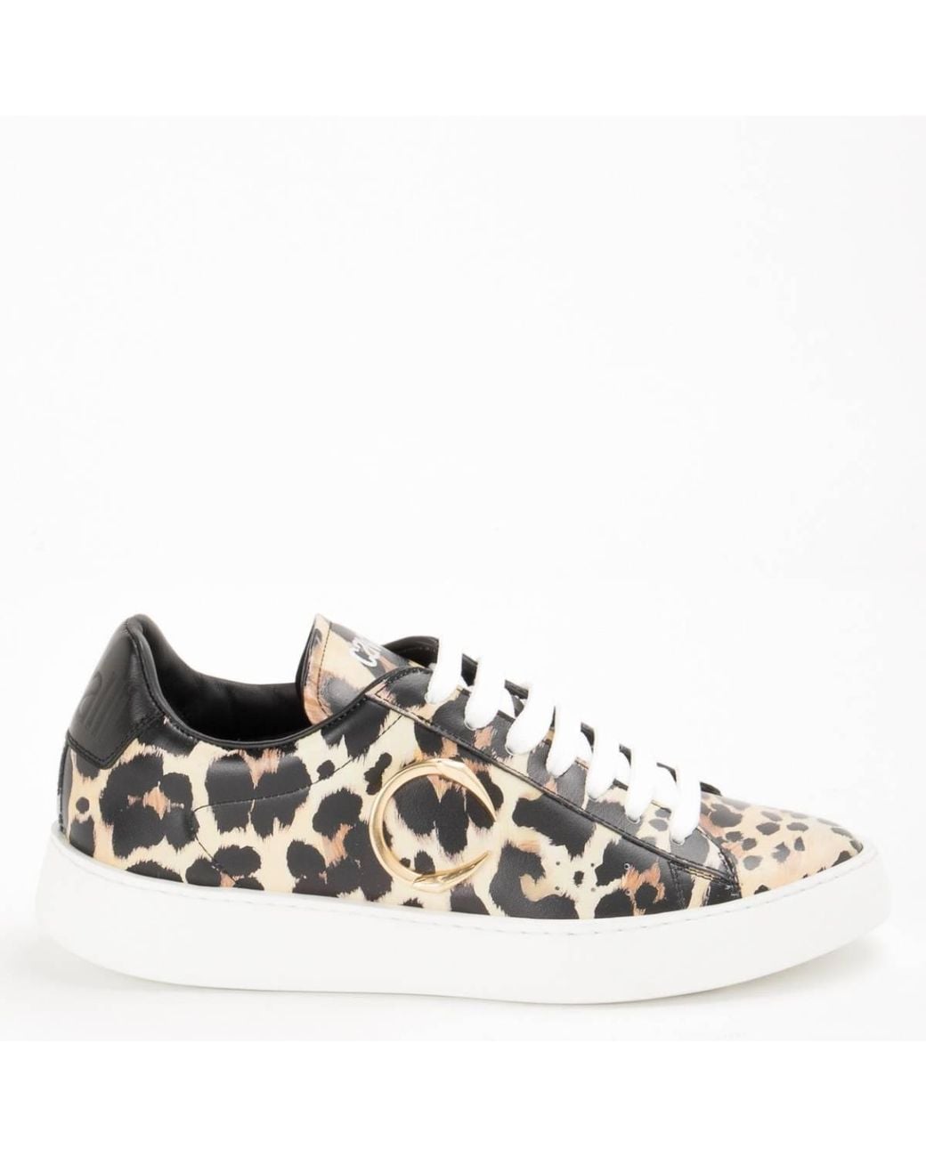 Roberto Cavalli Multicolor Animal Print Sneakers, Brand Size 39 Us for men