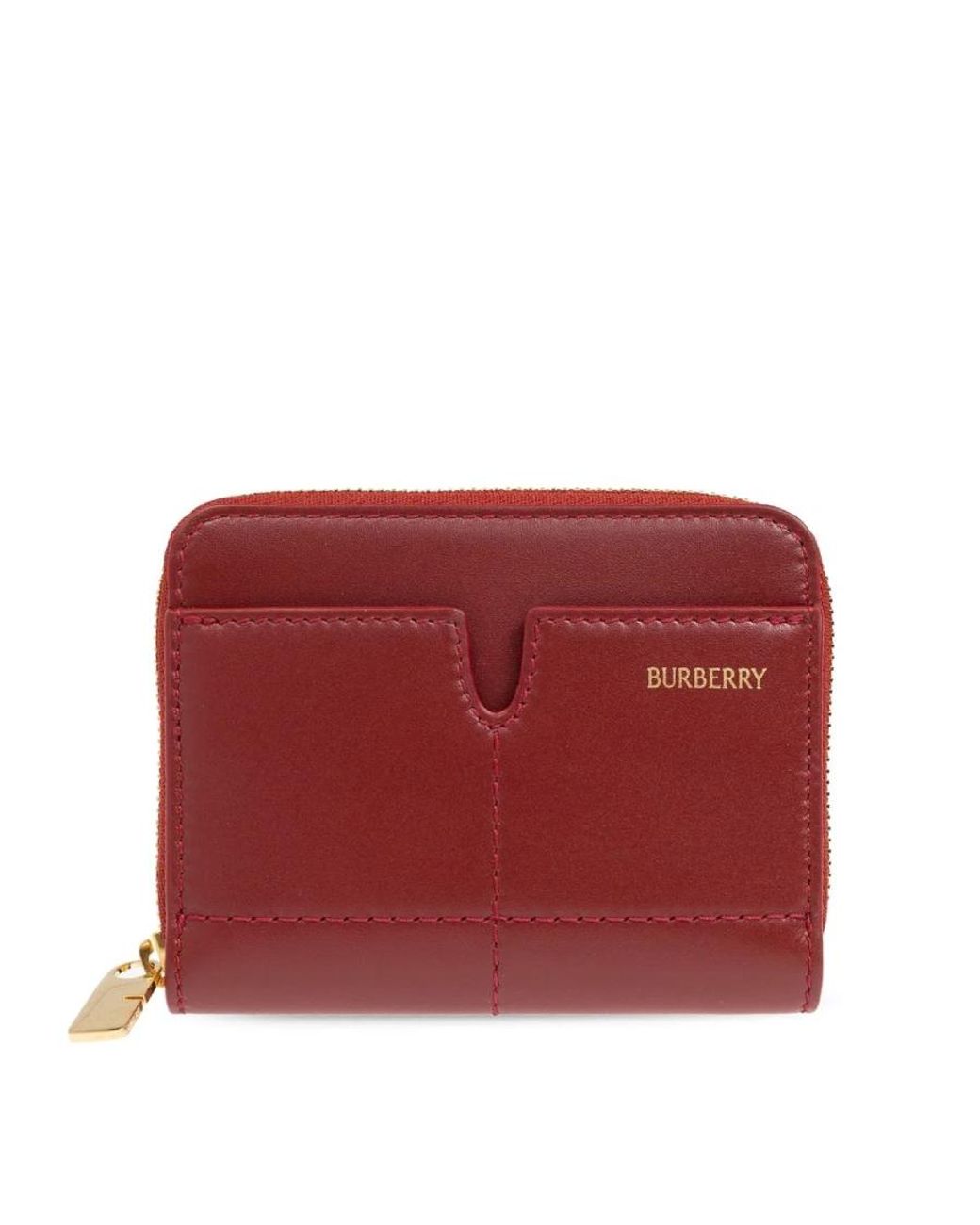 Burberry Red Leather Wallet for men