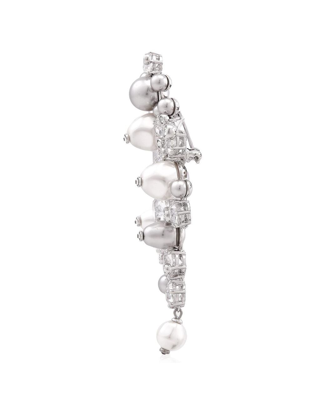 Swarovski White Constella Crystal Pearl Brooch