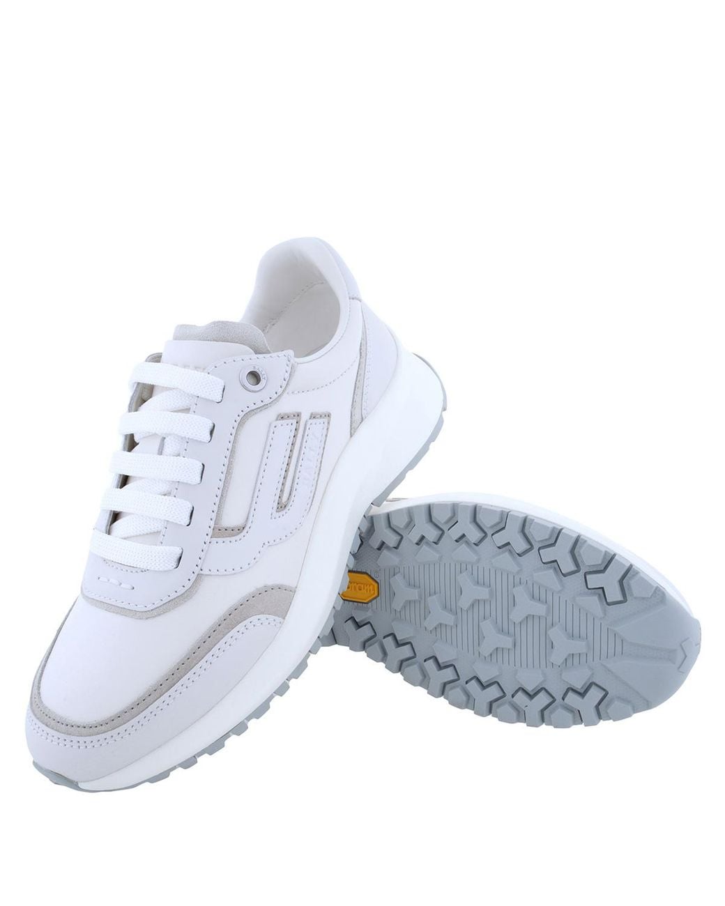 Bally White Demmy Leather Low-Top Sneakers, Brand Size 36 Us for men