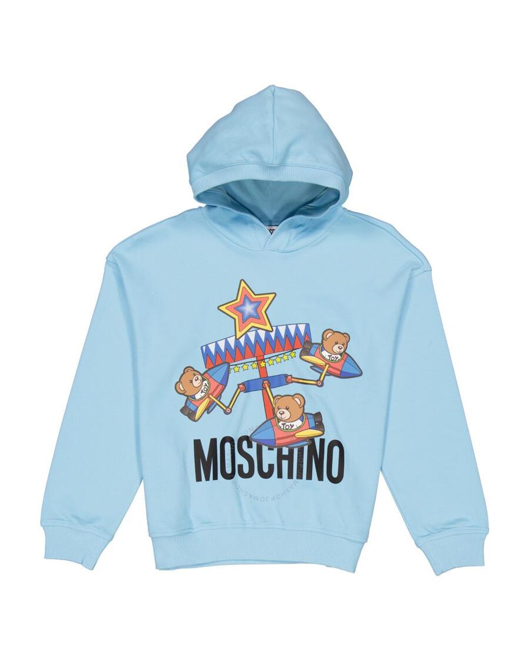 Moschino Boys Tropical Teddy Bear Ride Hoodie in Blue for Men Lyst UK