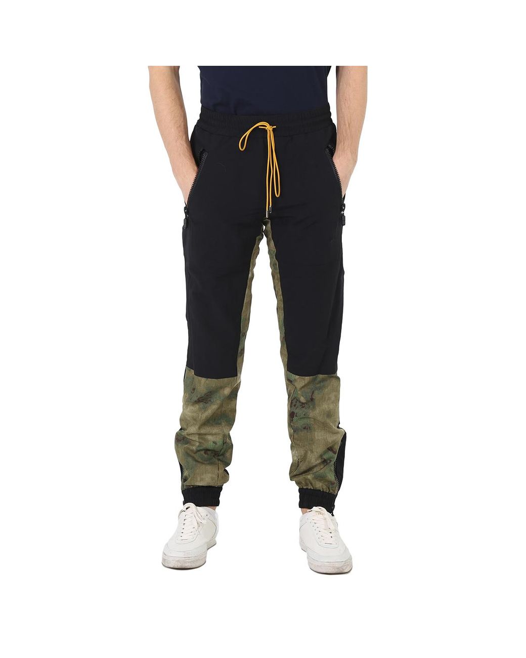 Rhude Black Nylon Jogger Pants for men