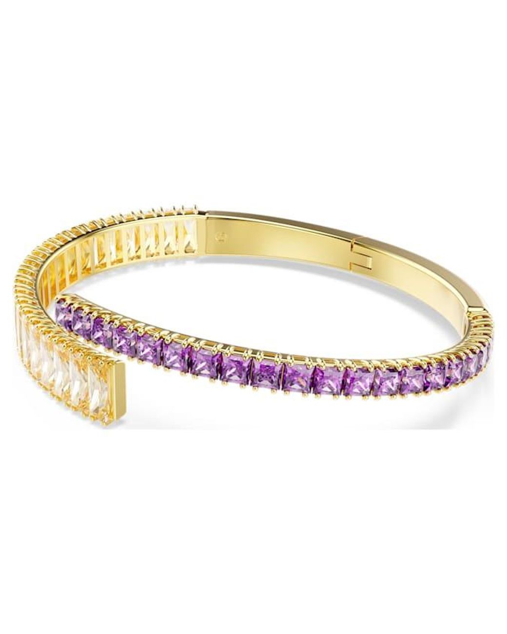 Swarovski Metallic Matrix-Tone Plated Bangle, Size Medium