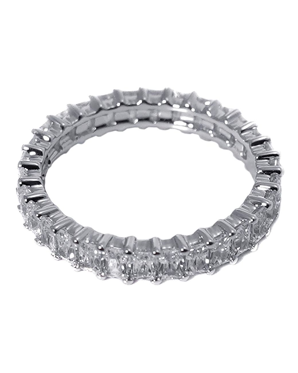 Apm Monaco Metallic Ladies Eclat-Toned Crystal Embellsiehed Ring for men