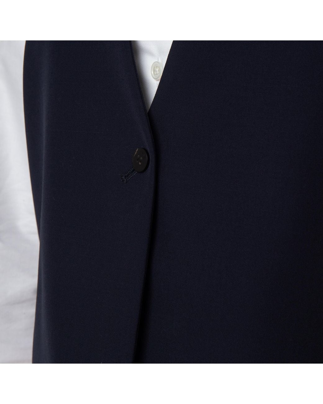 Ferragamo Blue Virgin Wool Vest, Brand Size 46 Us for men