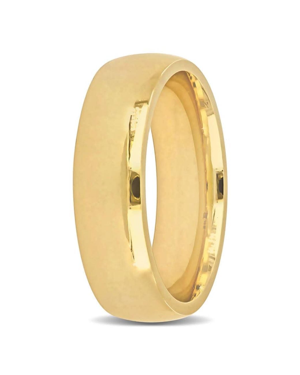 Amour Metallic 6.5Mm Finish Comfort Fit Wedding Band for men