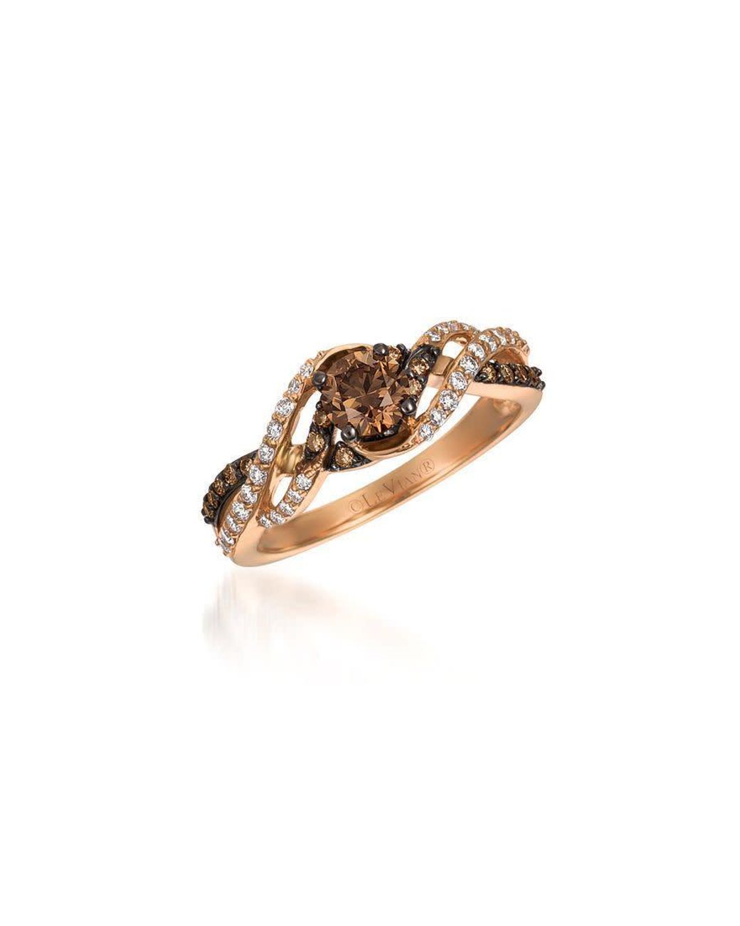 Le Vian Metallic Ladies Chocolate Solitaire Rings for men