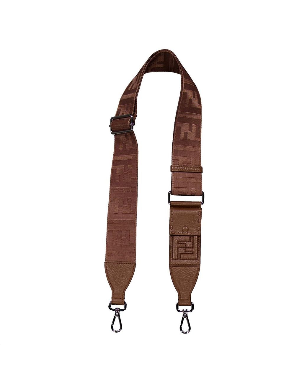 Fendi Brown Adjustable Shoulder Strap for men