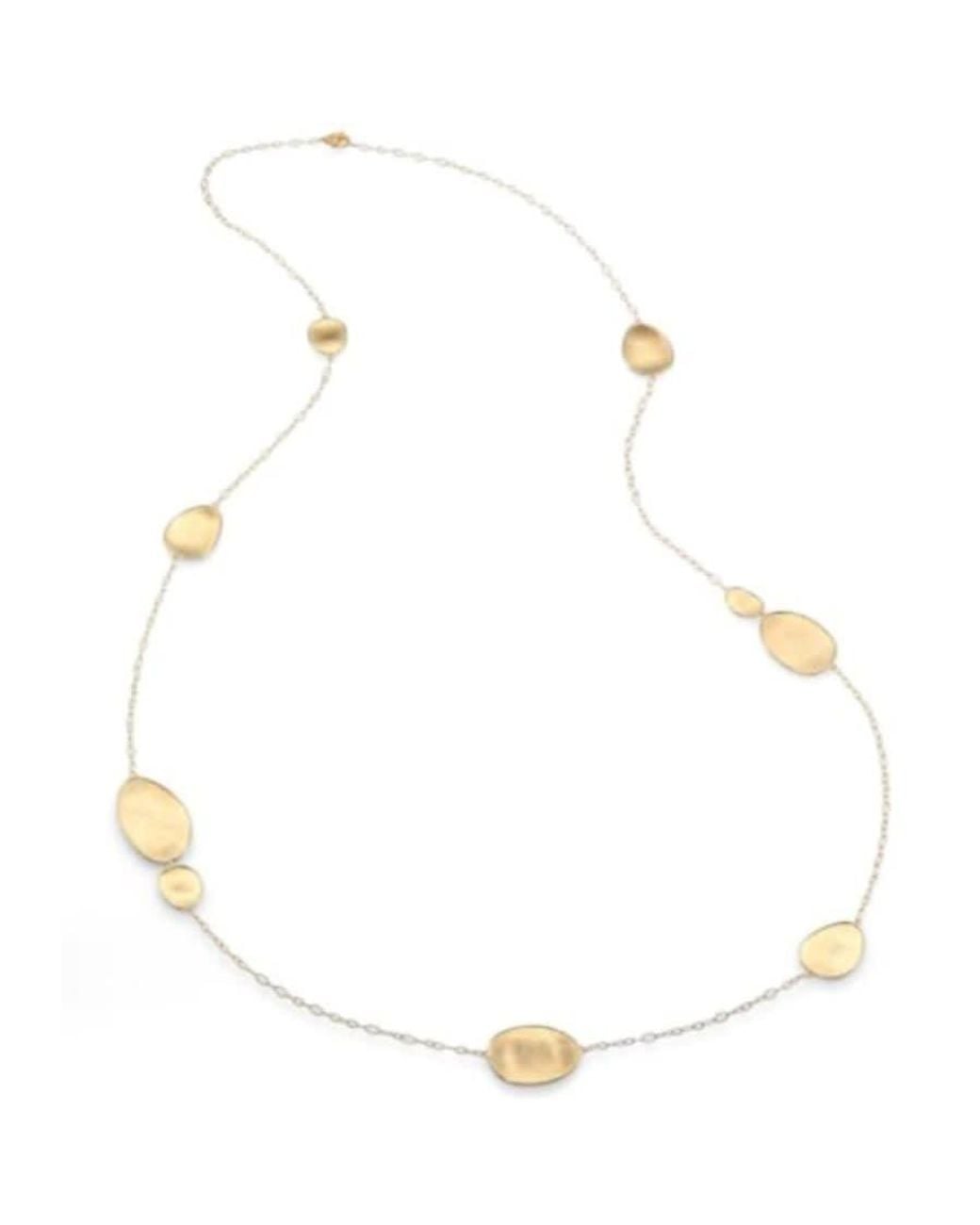 Marco Bicego White Lunaria Yellow Gold Chain Necklace Y 02 for men