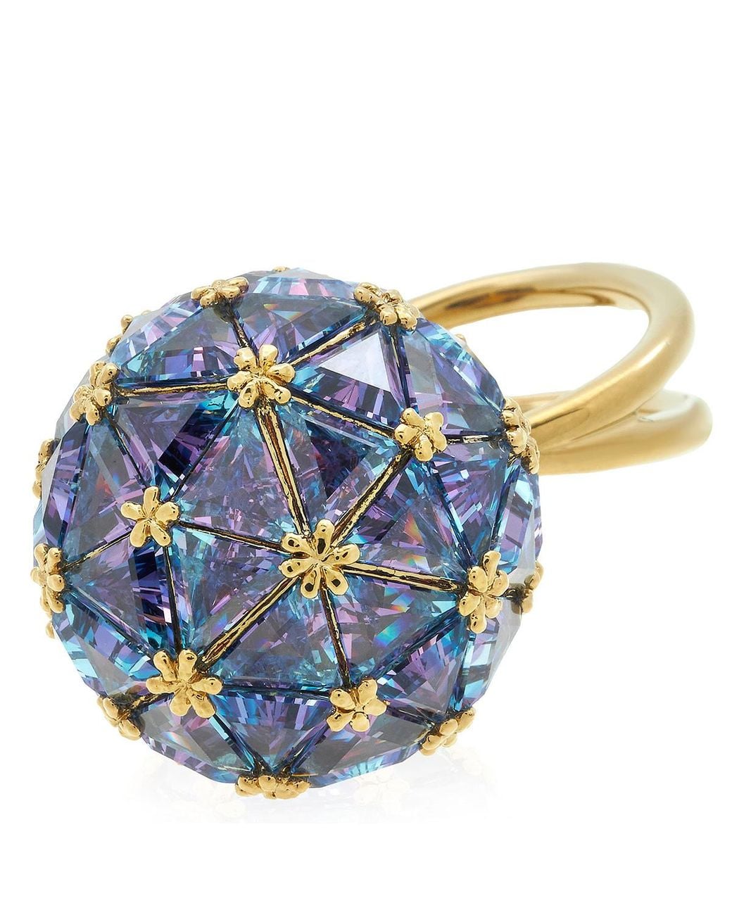 Swarovski Blue Curiosa Ladies Cocktail Ring for men