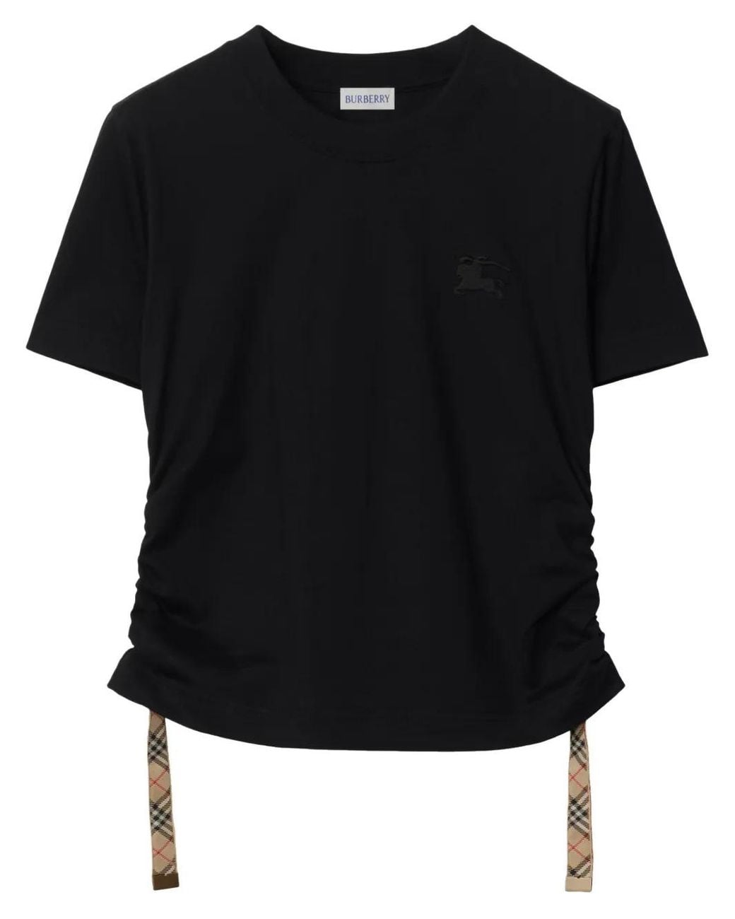 Burberry Black Festival Cotton T-Shirt for men