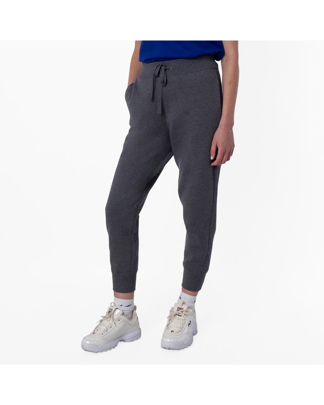 Burberry Gray Larkan Cashmere Blend Jogging Pants for men