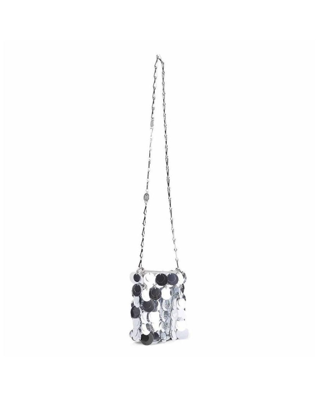 Rabanne Multicolor Sparkle Mini Crossbody Bag