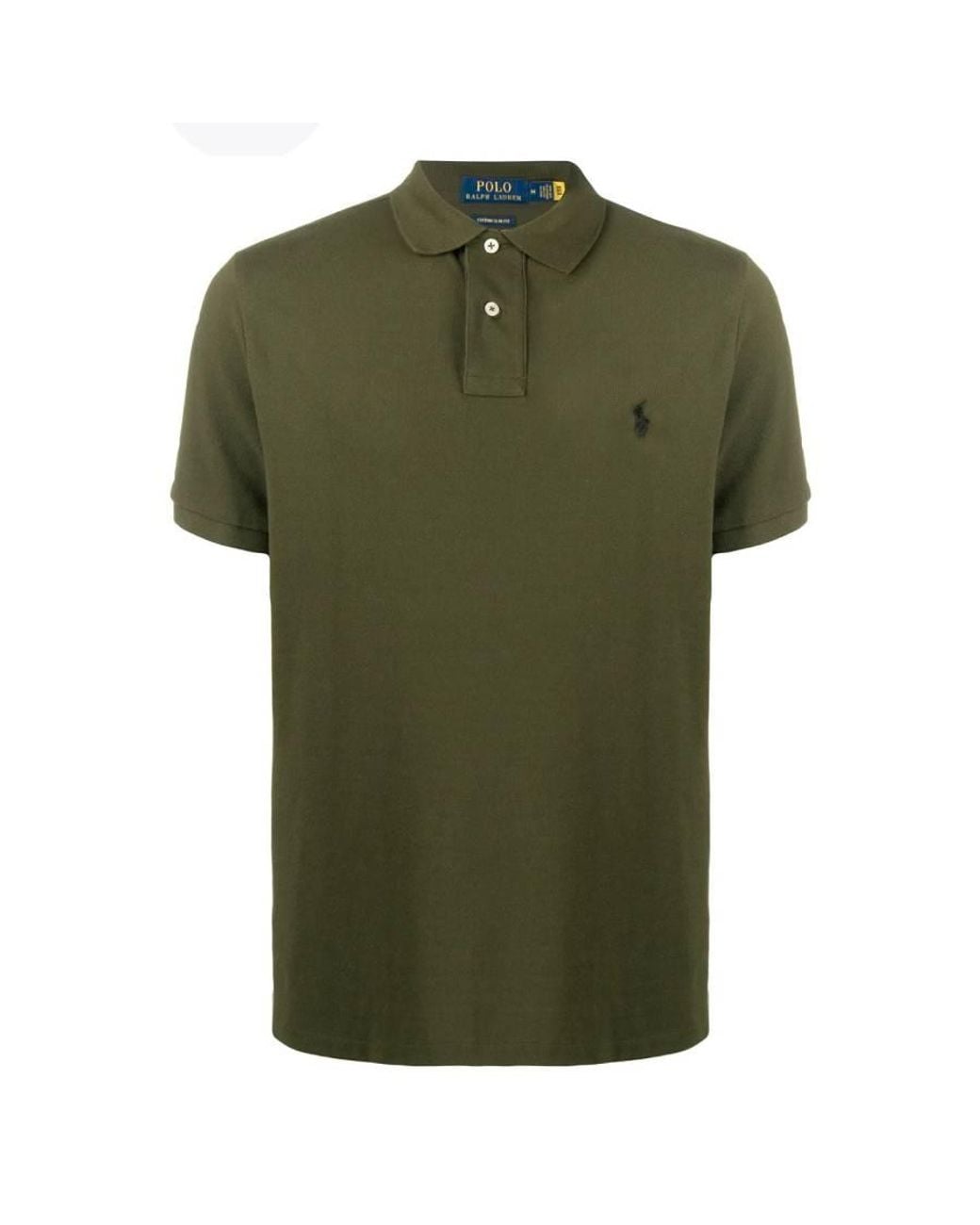 Polo Ralph Lauren Green Custom Slim Fit Polo Shirt for men