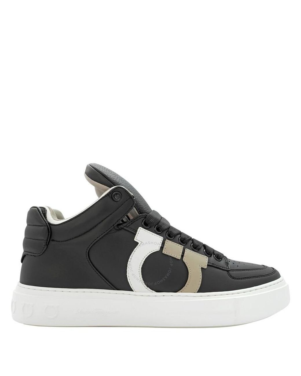 Ferragamo Salvatore Marvelous Gancini High-top Calf Leather